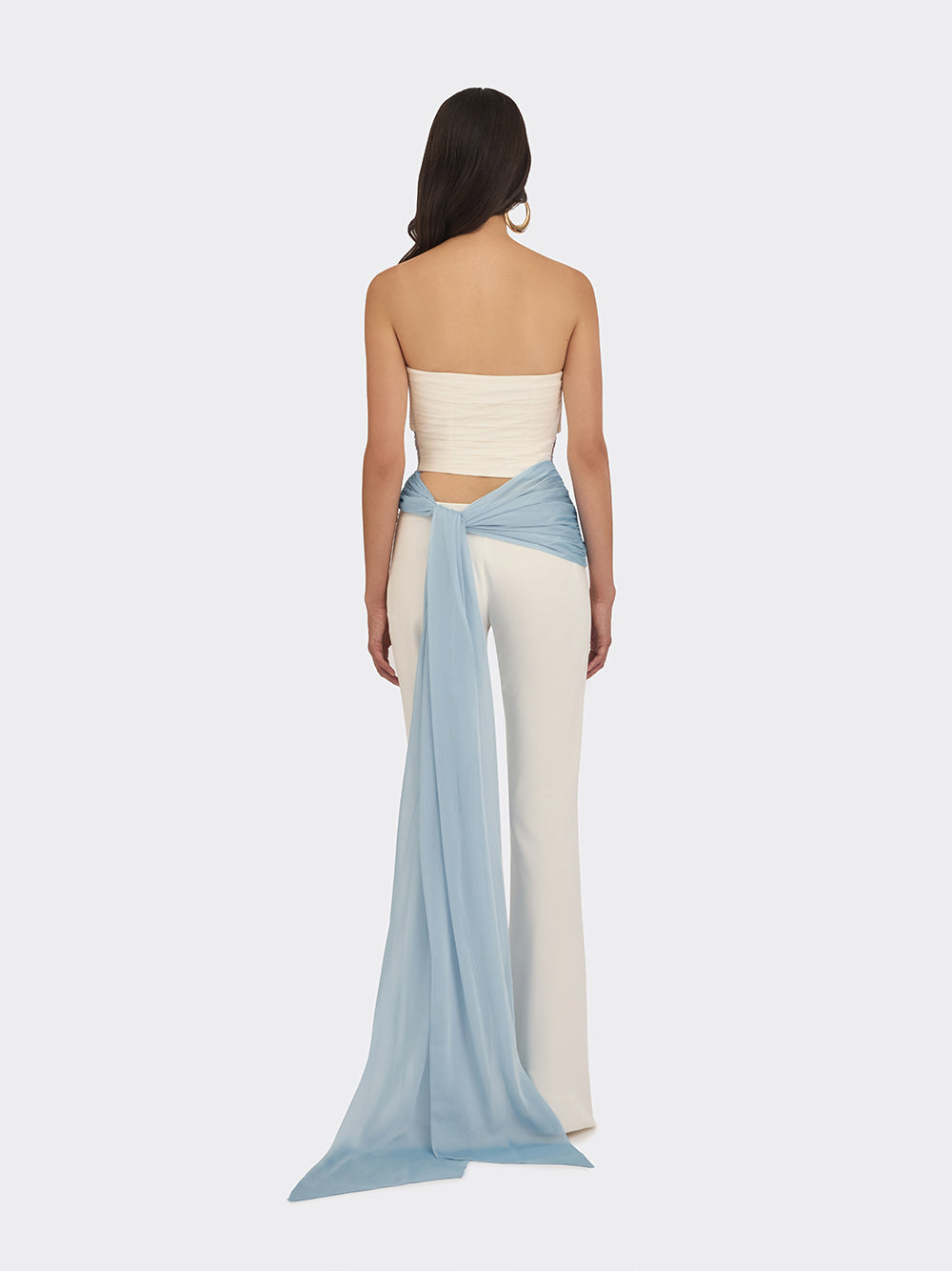 3 Carats Bustier (Three-Tone) Baby Blue