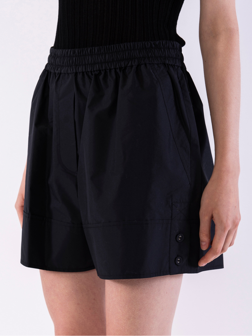 3.1-Phillip-Lim-Cotton-Poplin-Boxer-Shorts-Black-3