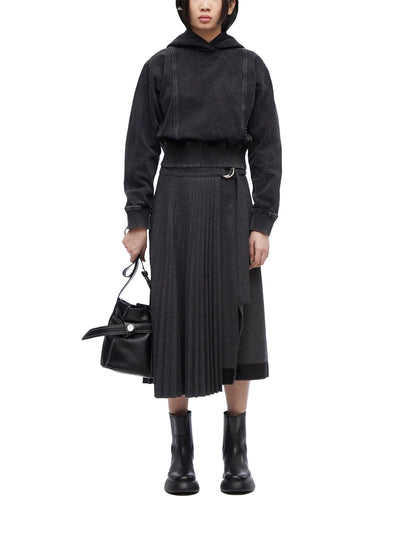 3.1-Phillip-Lim-Flannel-Pleated-Wrap-Skirt-Charcoal-2