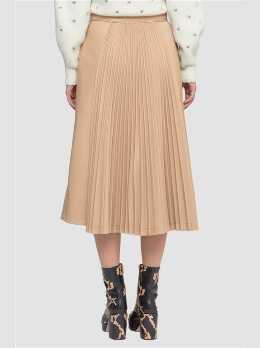 3.1-Phillip-Lim-Leather-Alternative-Asymmetrical-Pleat-Skirt-Brown-3