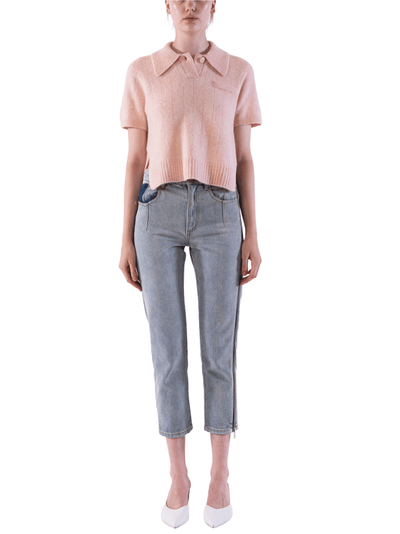 3.1-Phillip-Lim-Short-Sleeve-Lofty-Knit-Polo-Top-Pink-1