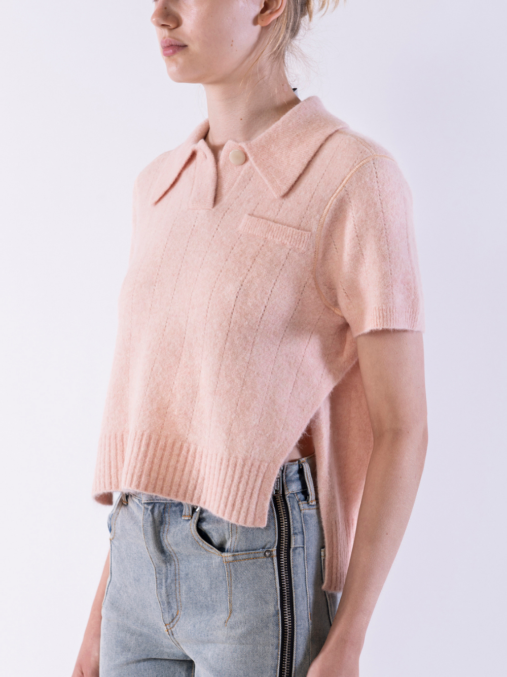 3.1-Phillip-Lim-Short-Sleeve-Lofty-Knit-Polo-Top-Pink-3