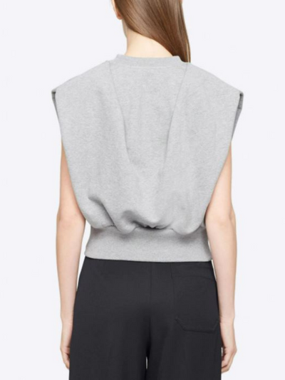 3.1-Phillip-Lim-Sl-French-Terry-Shirred-Top-Grey-2