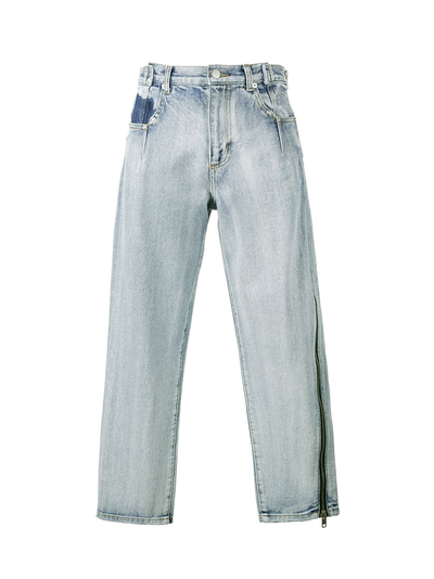 3.1 Phillip Lim Zip-Detail Denim Jeans Indigo 1