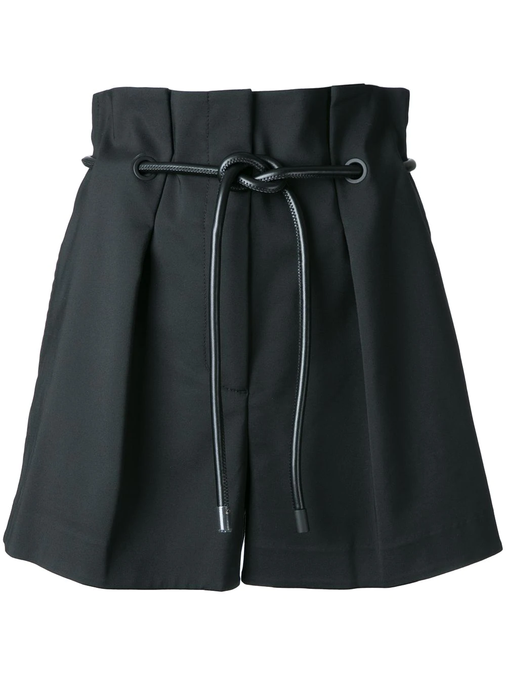 3.1-PhillipLim-OrigamiPleatedShorts-Black-1