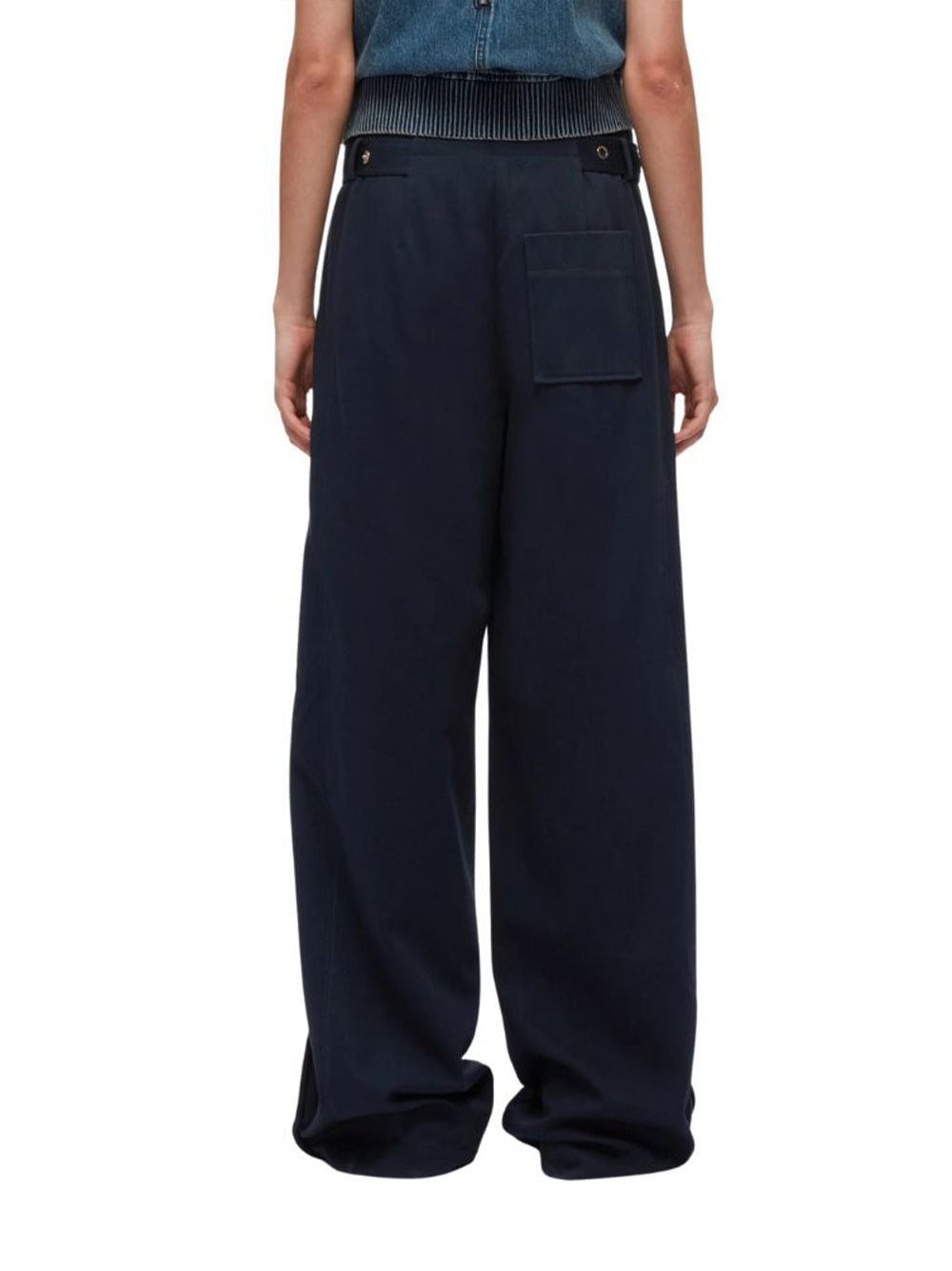 3.1 Phillip Lim-Belted Utility Pant W Panel-Midnight-3