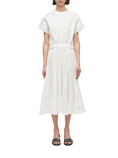    3.1PhillipLim-BondedLaceShortsleevePleatedComboDressWhite-1