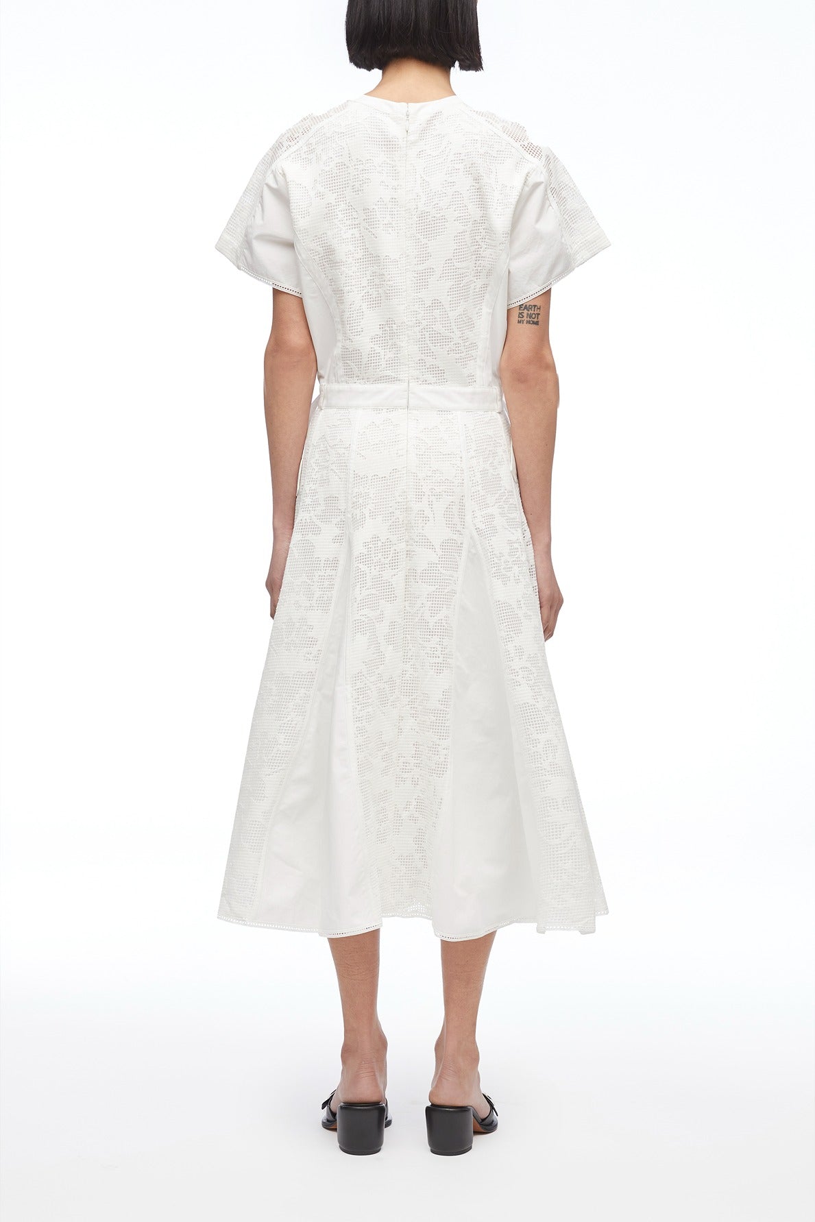 3.1PhillipLim-BondedLaceShortsleevePleatedComboDressWhite-4