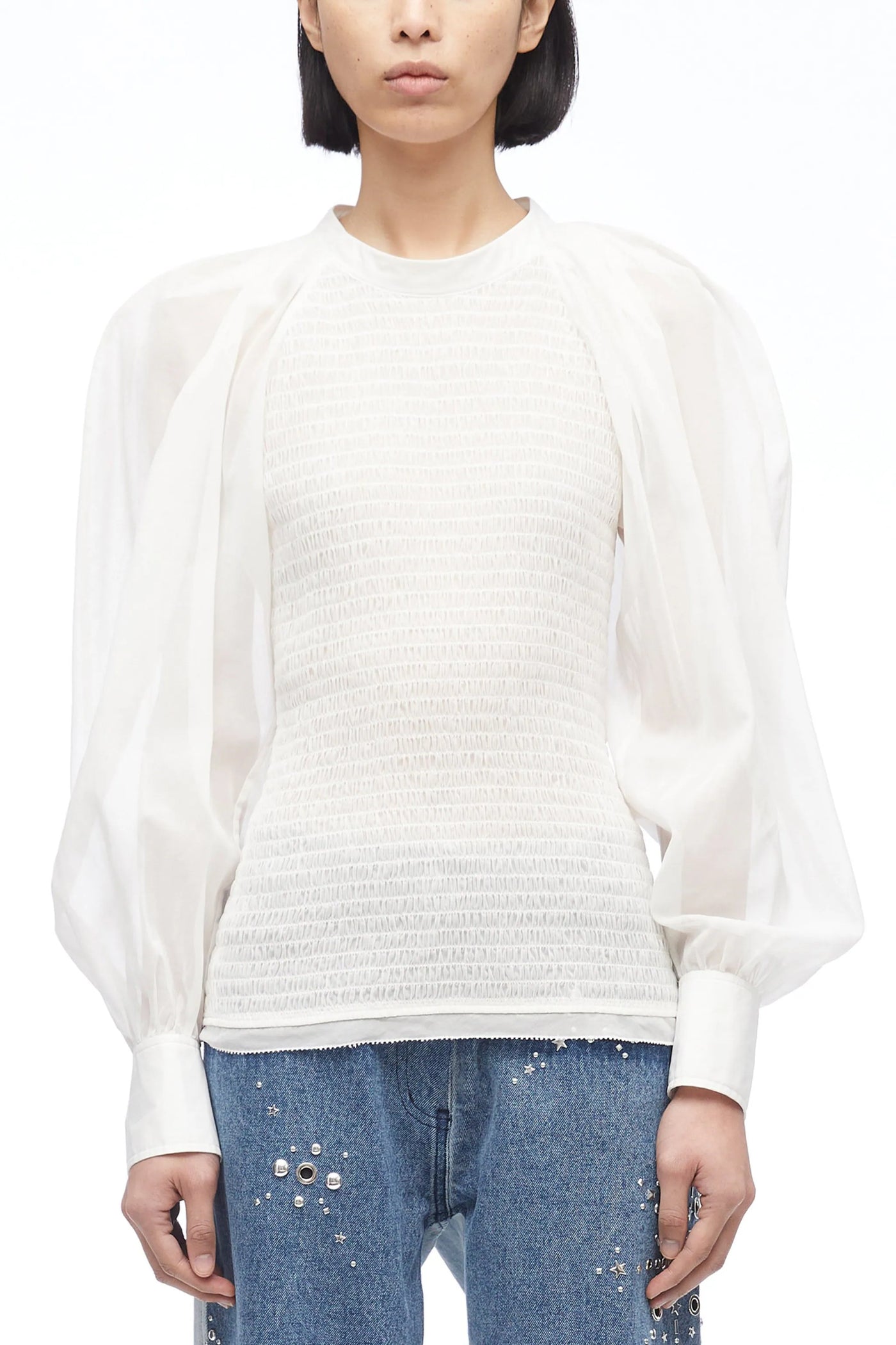 3.1PhillipLim-CottonVoileTankWithSmocking-White-1