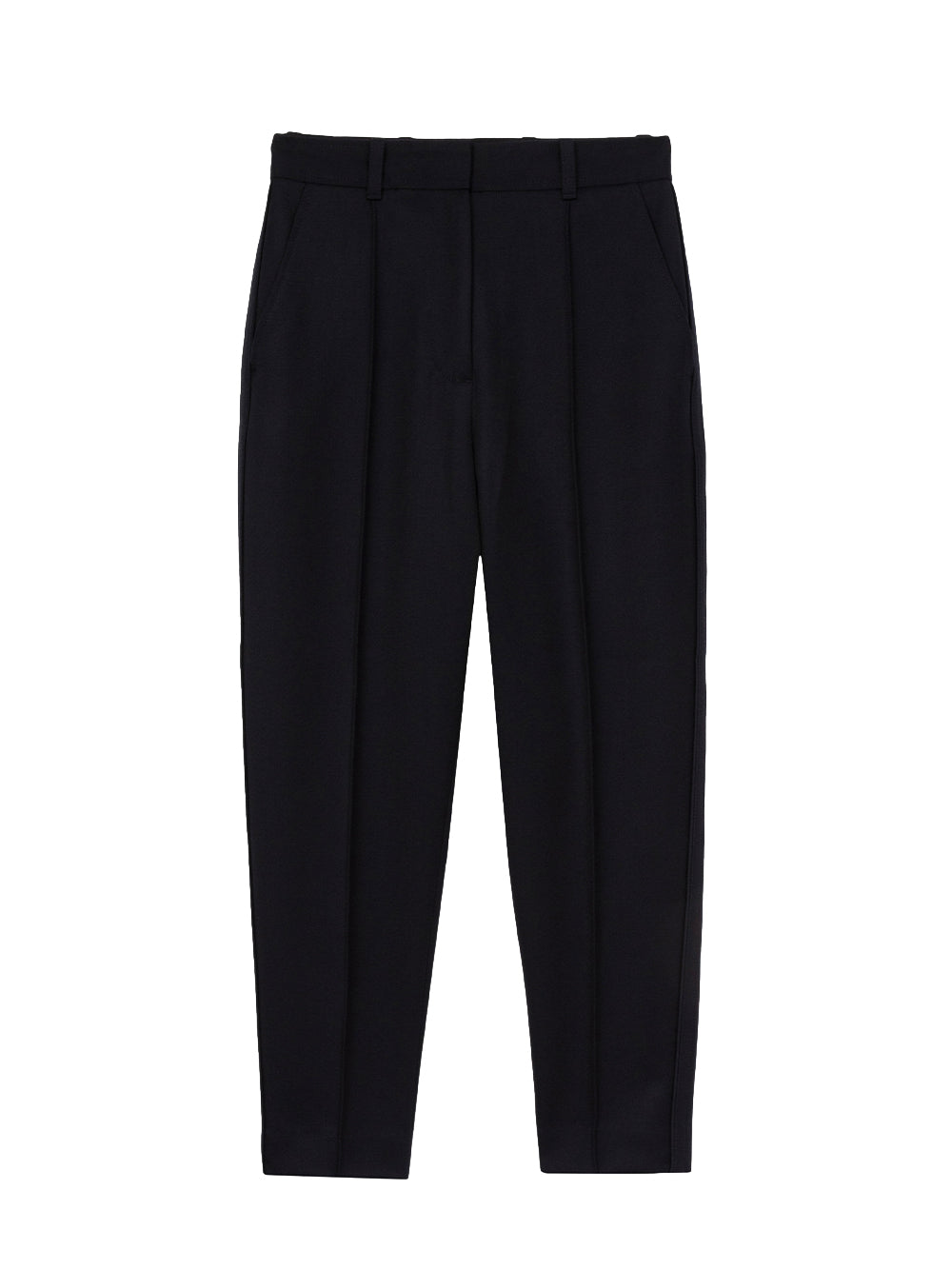 3.1 PhillipLim-Cropped Pleated Tuxedo Trouser-Black-1