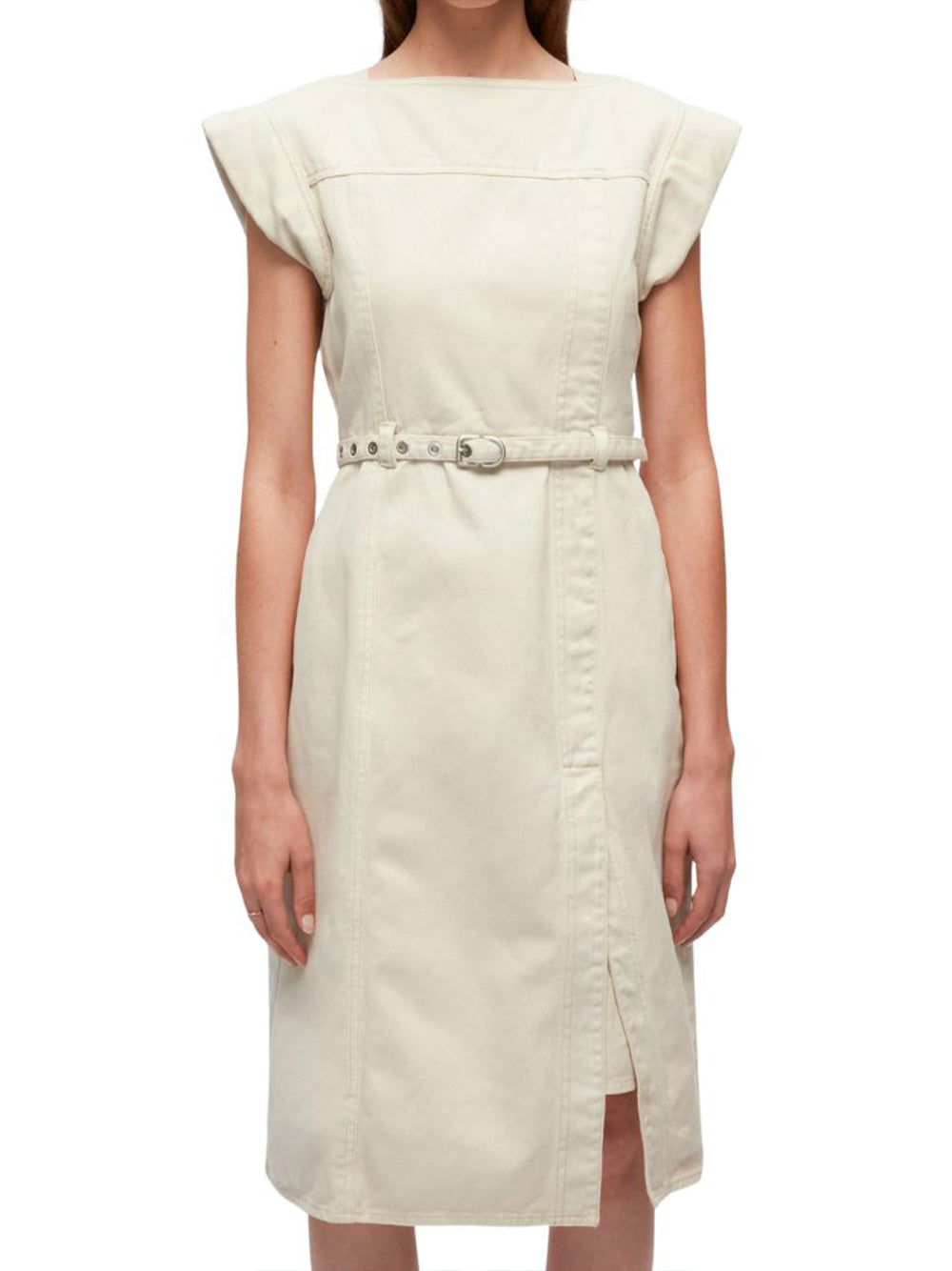 3.1PhillipLim-DeconstructedBeltedDenim-Ecru-2  1000 × 1334px