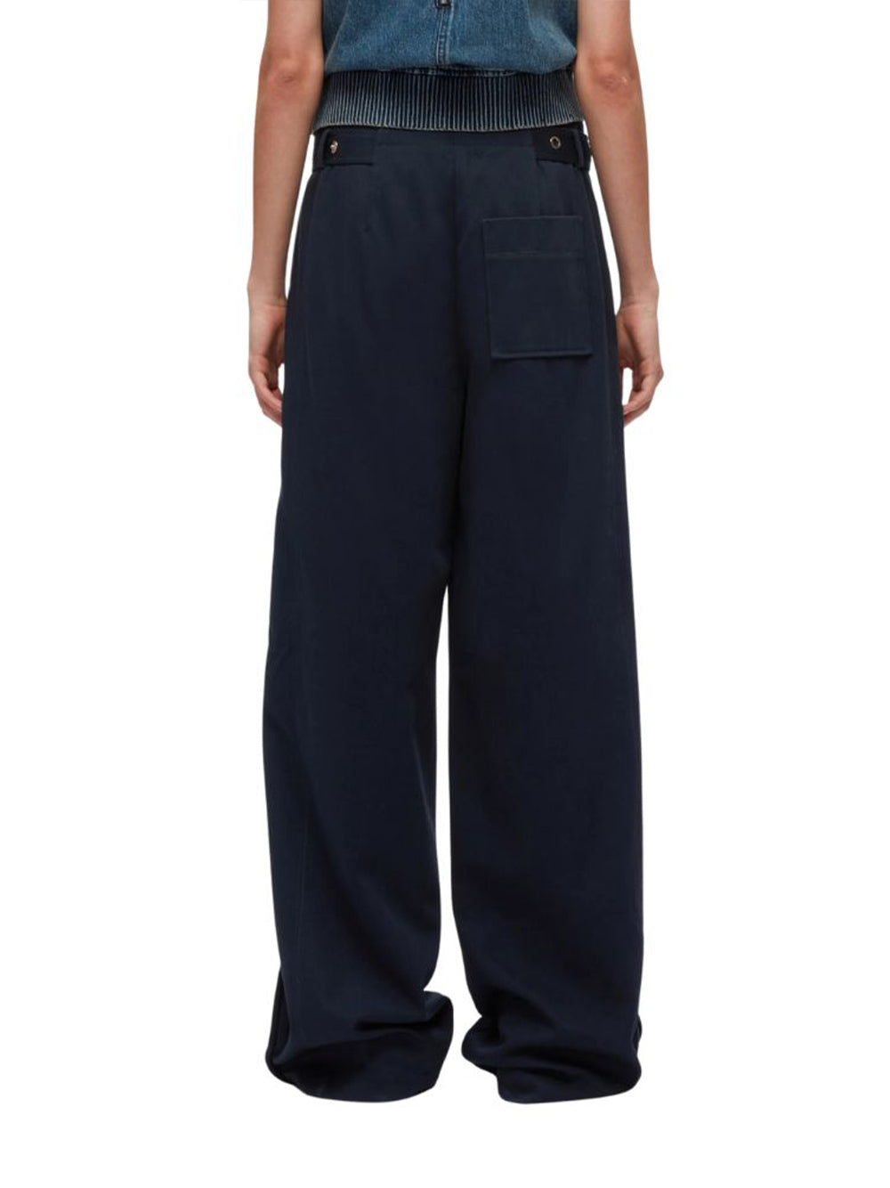 3.1 Phillip Lim-Deconstructed Cropped Denim-Blue-4