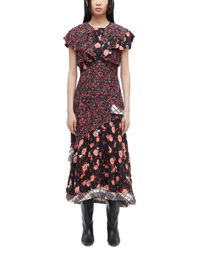 3.1PhillipLim-FloralCollageRuffleMidiDress-Black-Multi-1