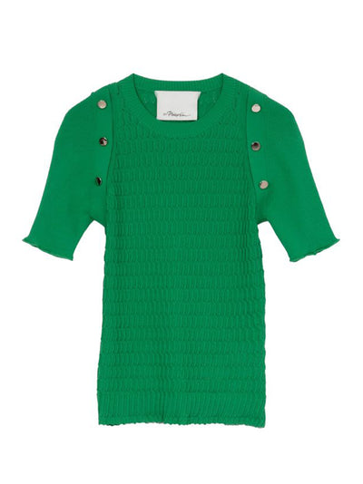 3.1PhillipLim-HoneycombStitchViscoseLongSleeve-Grass-1