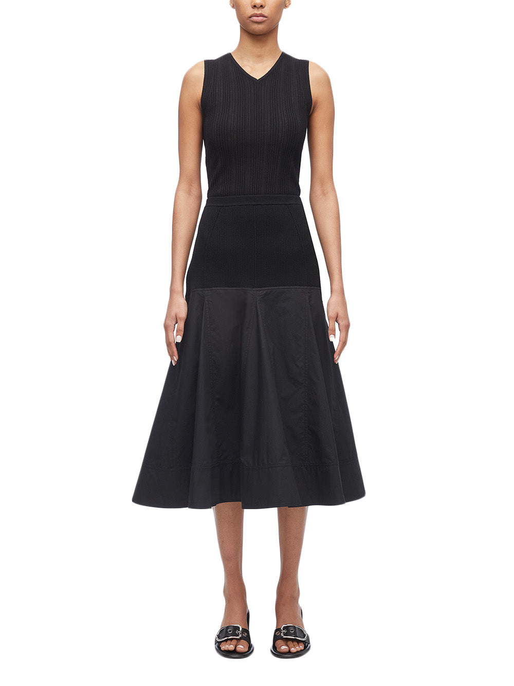 3.1PhillipLim-ViscoseKnitPoplinMidiSkirtMidnight-1