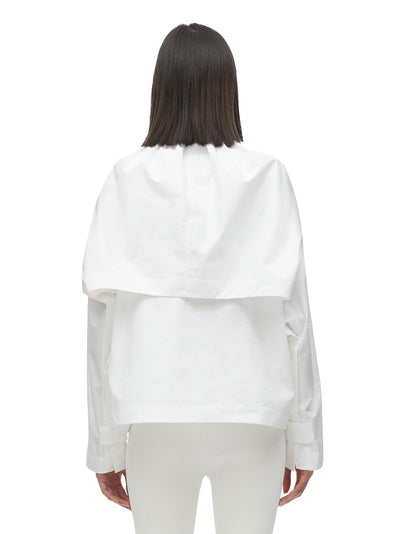 Blouson Poplin Jacket (White)