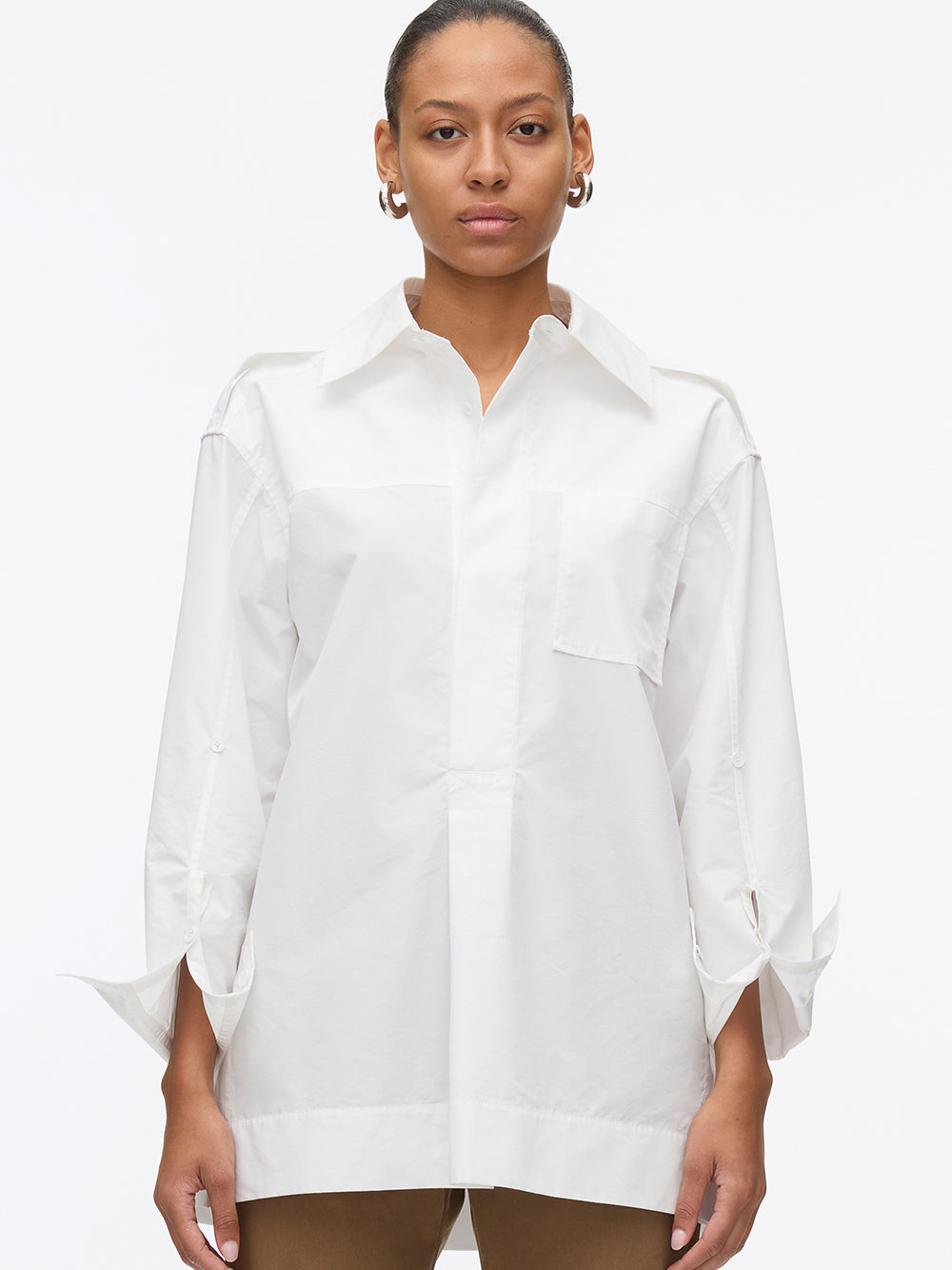 Classic Relaxed Shirt (White)
