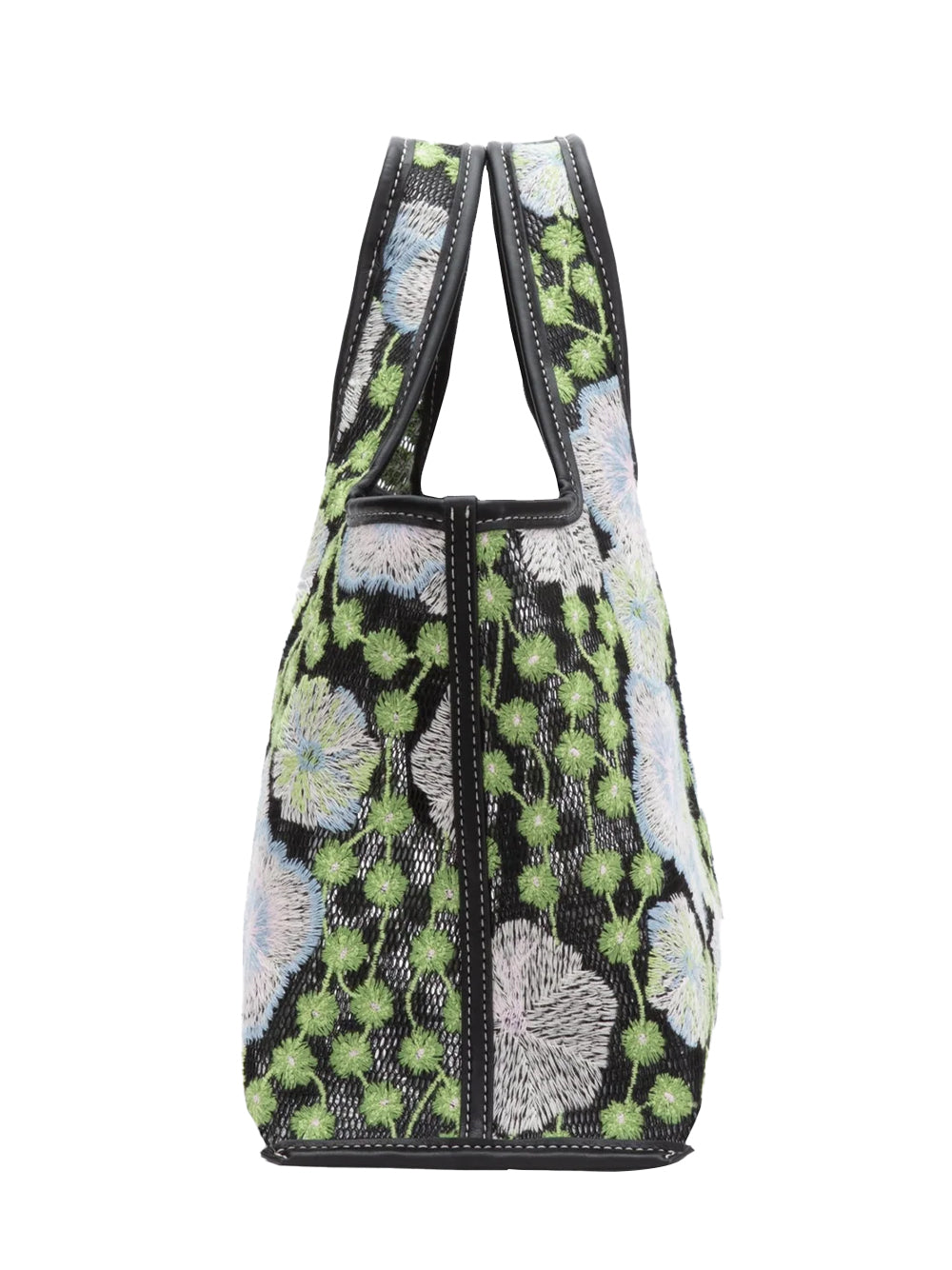 Floral Embroidery Mini Market Tote (Multi)