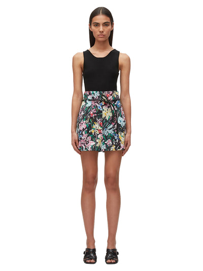 Flowerworks Origami Short (Black Multi)