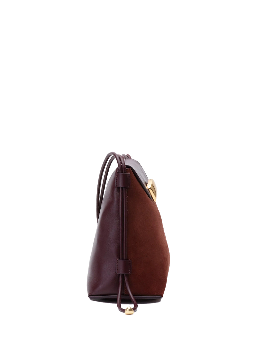 ID Petite Soft Shoulder Bag (Aubergine Brick)