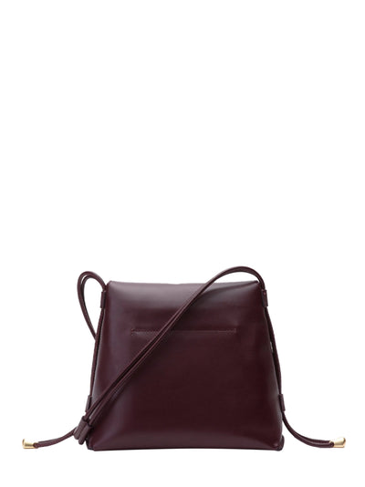 ID Petite Soft Shoulder Bag (Aubergine Brick)