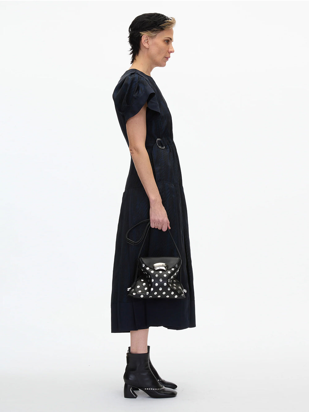 ID Petite Soft Shoulder Bag (Black)