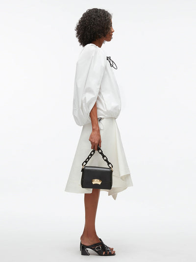 ID Shoulder Bag with Resin Chain (Black)