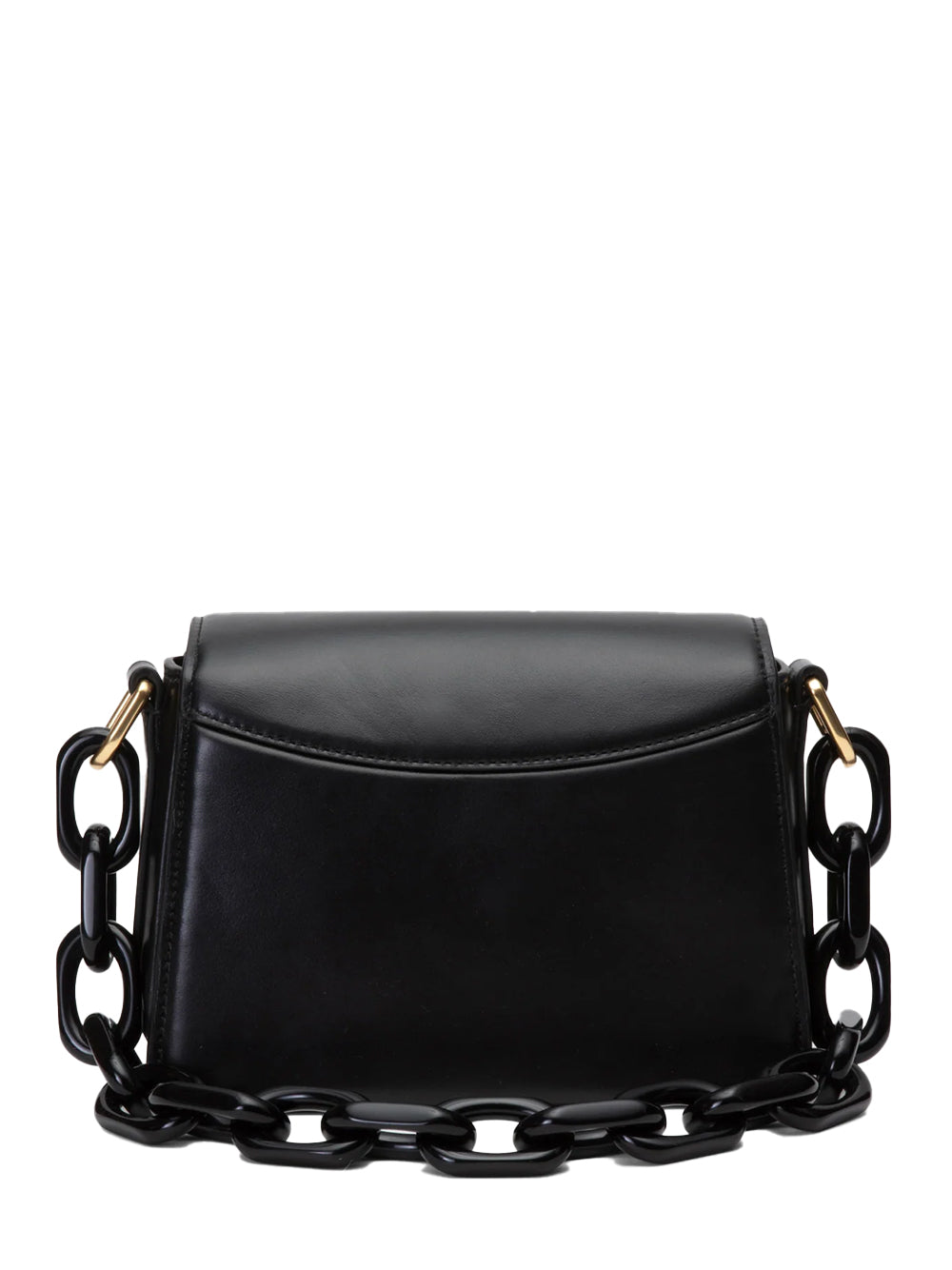 ID Shoulder Bag with Resin Chain (Black)