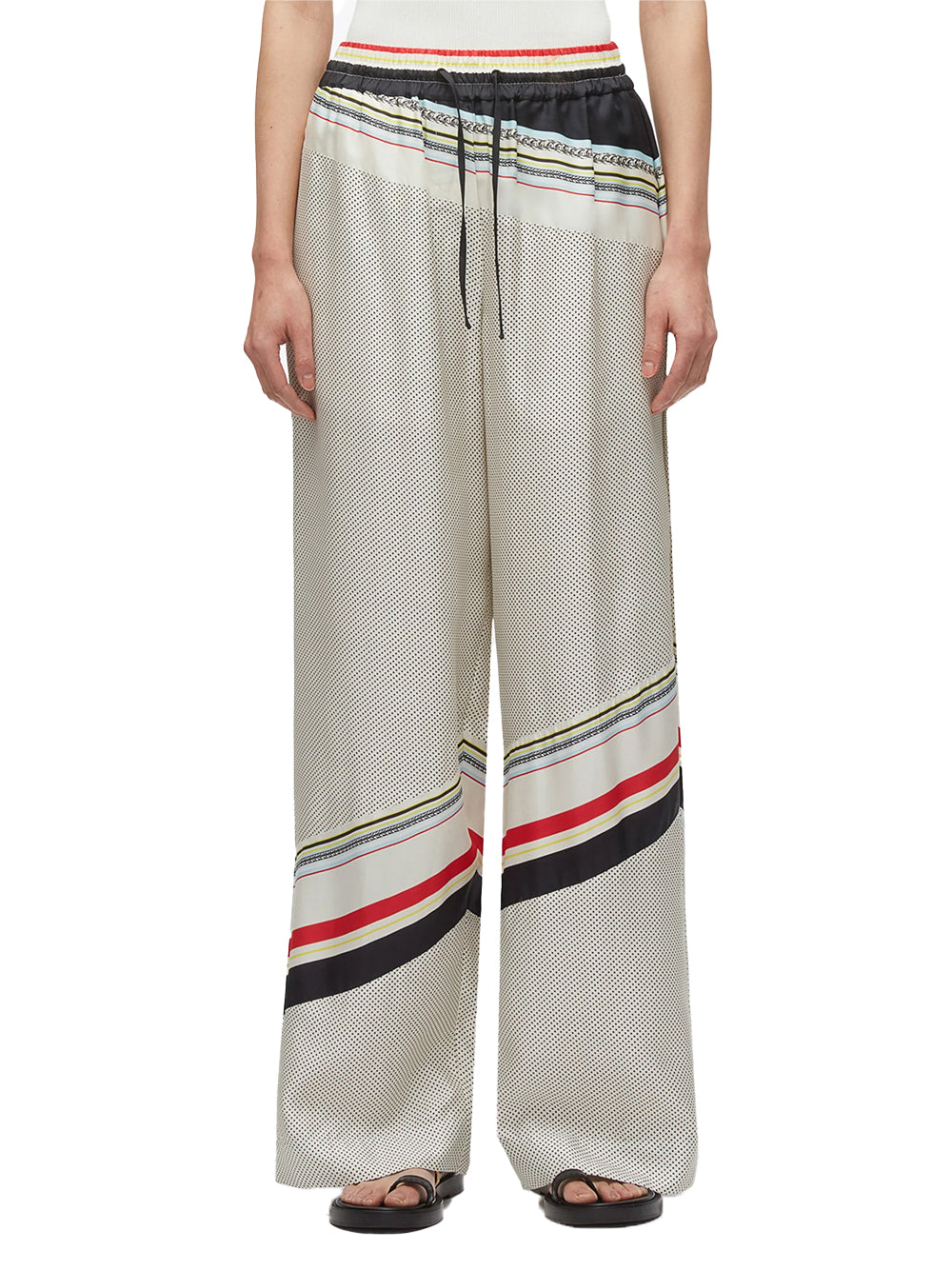 Liberty Silk PJ Pants (Ivory Multi)
