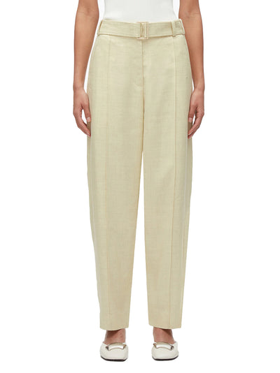 Melange Tapered Trousers (Limoncello)