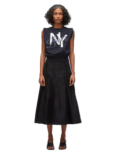 NY Lover Sleeveless Cropped Sweatshirt (Midnight)