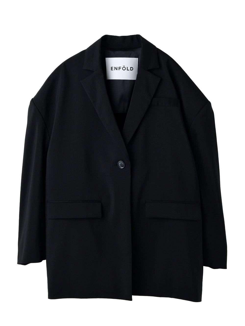 Big Shoulder Jacket Black