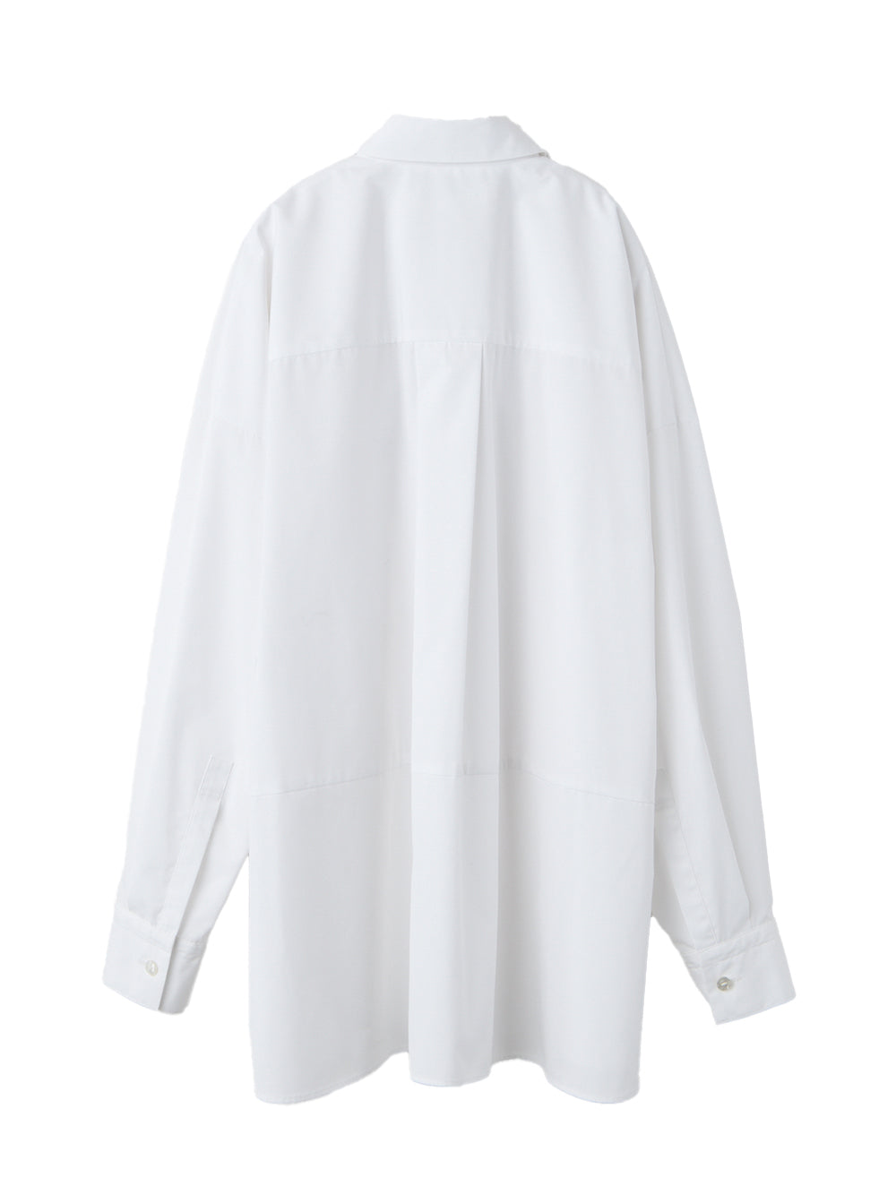 Asymmetrical Bow-Tie Shirt White