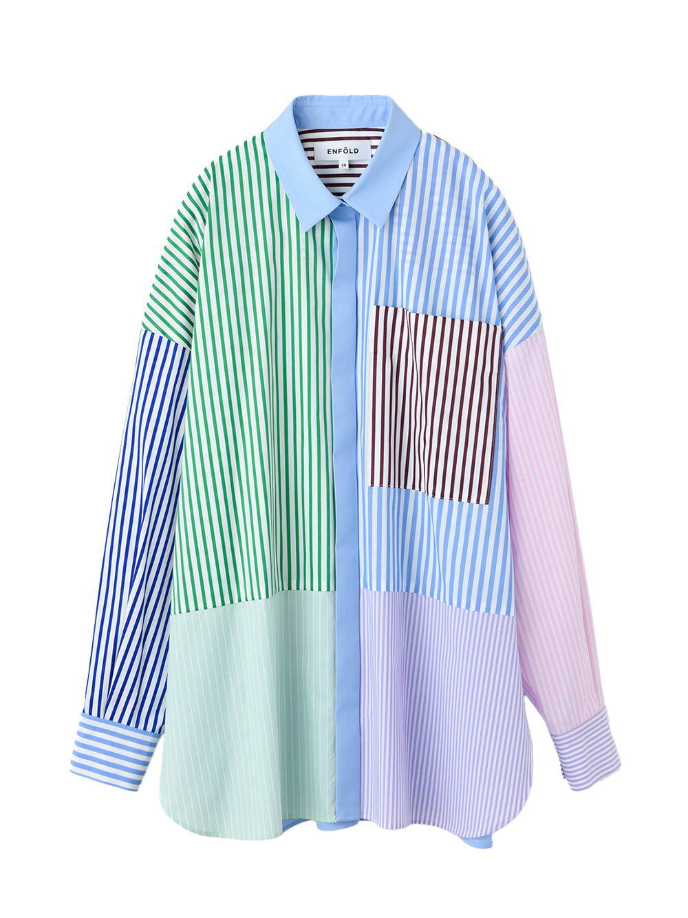 Multi-Stripe Big Shirt Multi