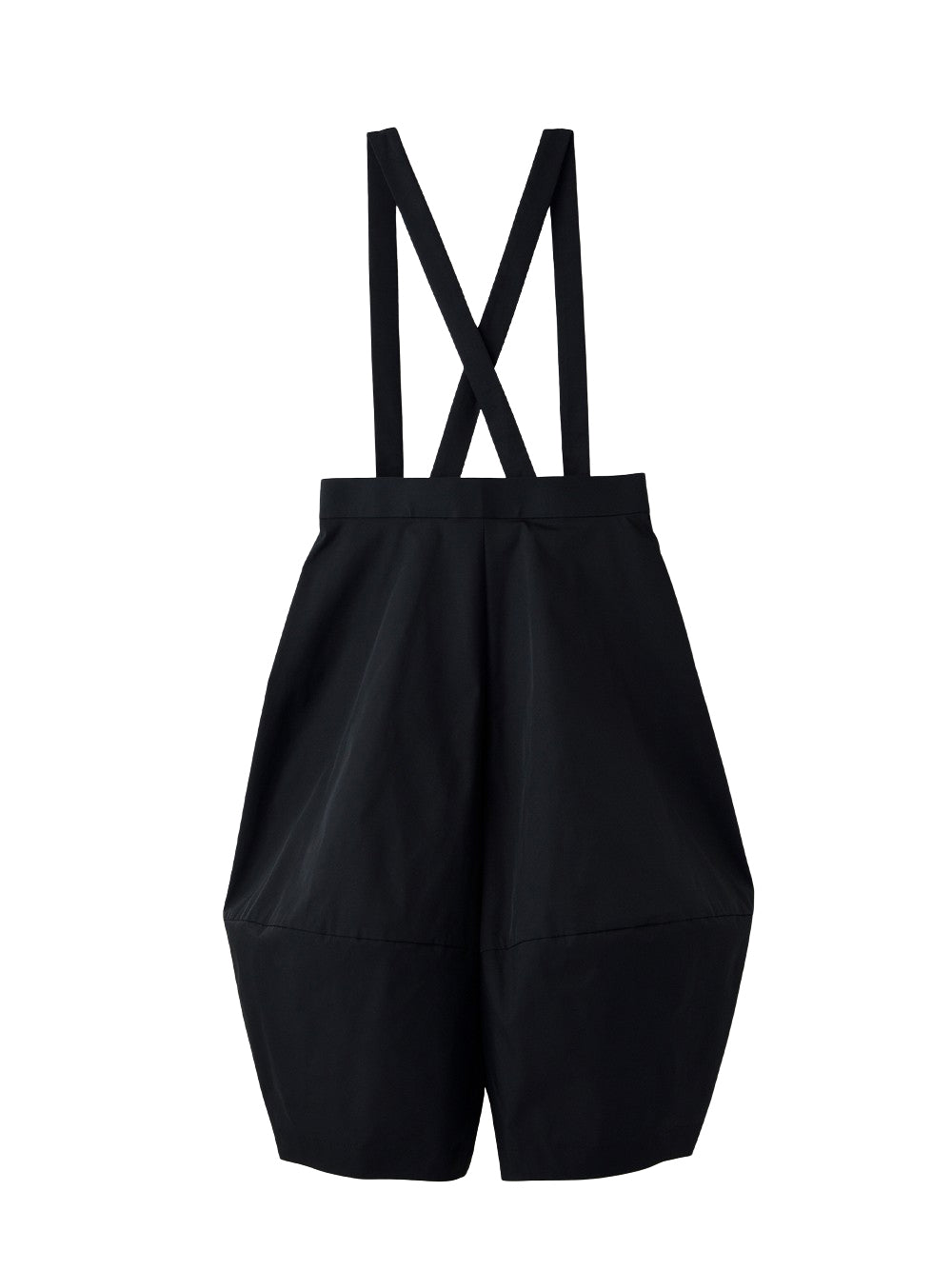 3D Bermuda Overalls Black