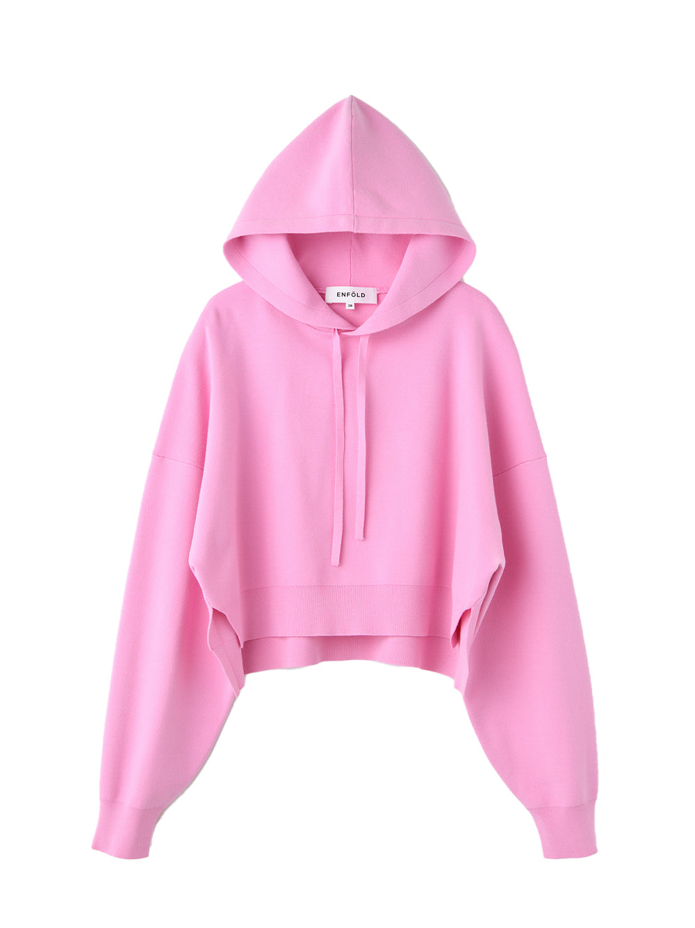 Cropped Hoodie Light Pink