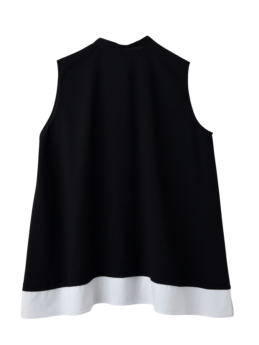 Layered A-Line Tanktop Black