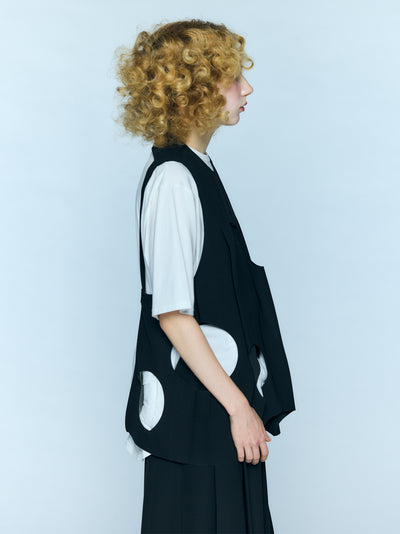 Tone Hole Vest Black