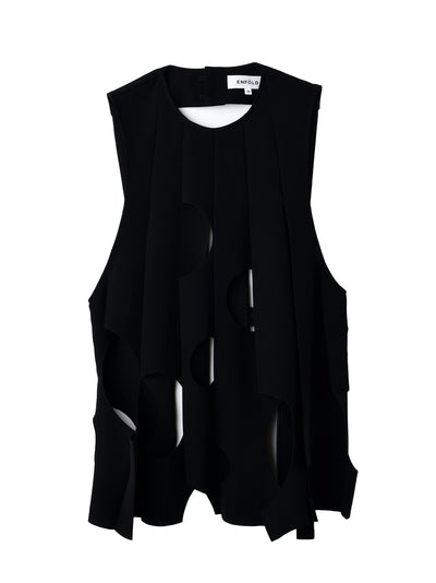 Tone Hole Vest Black