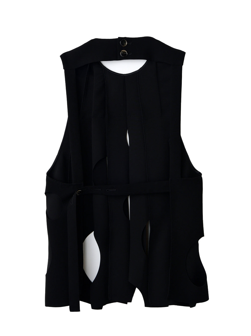 Tone Hole Vest Black