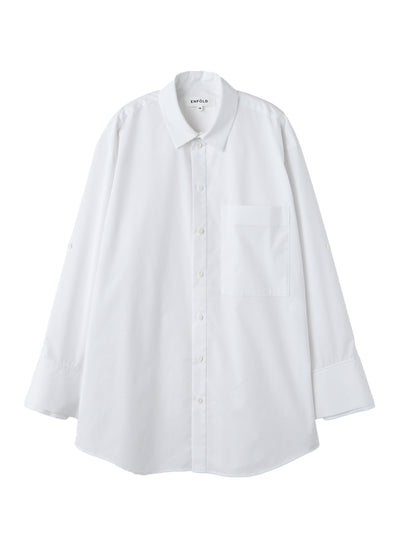 Cuff Color Shirt White
