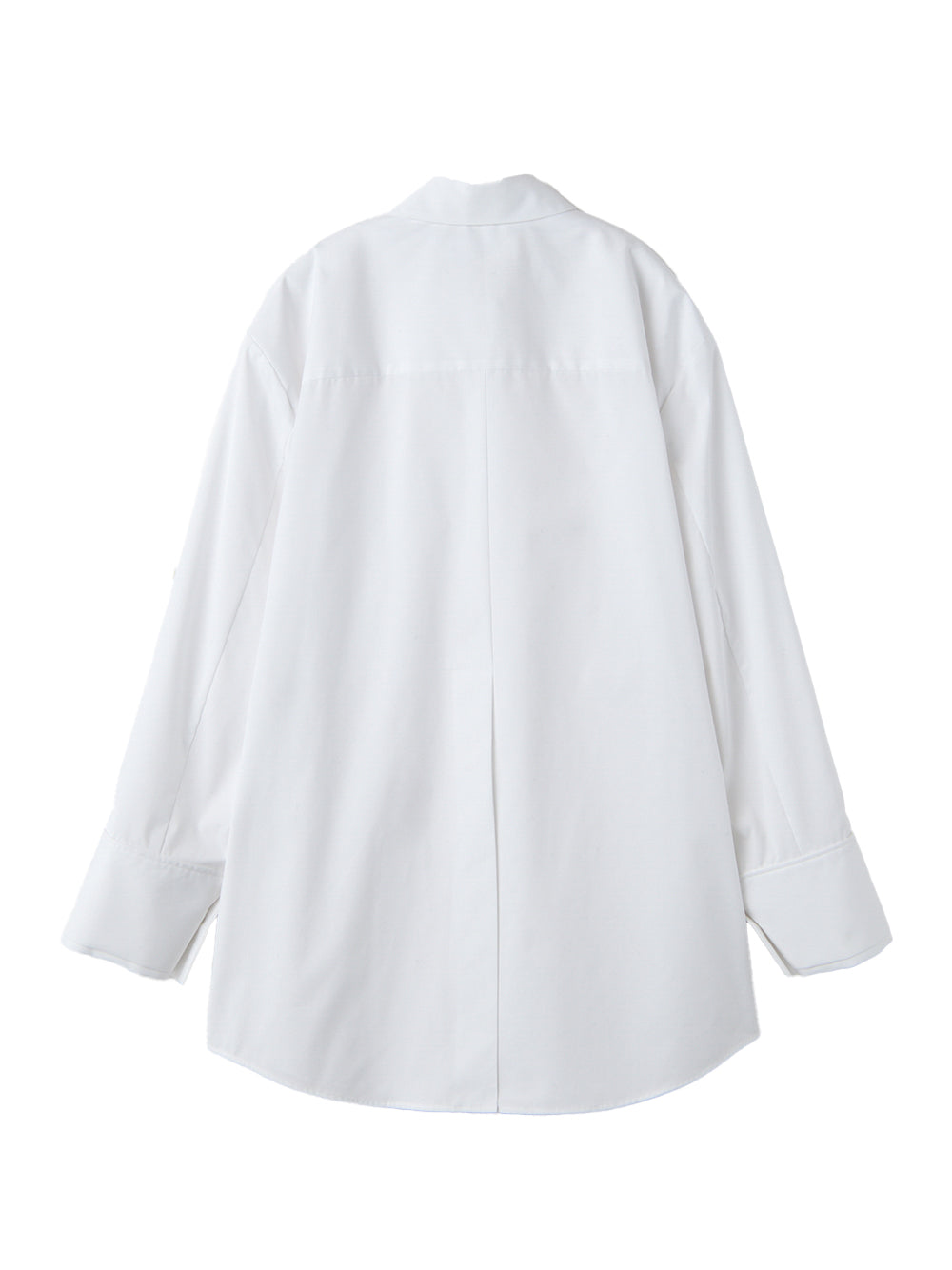 Cuff Color Shirt White