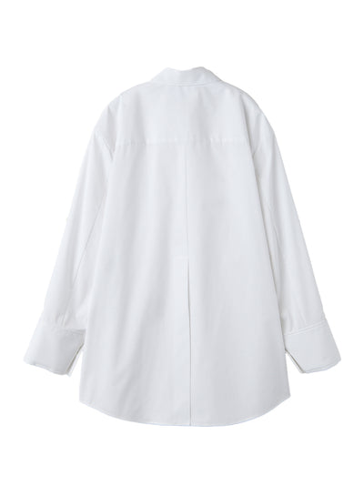 Cuff Color Shirt White