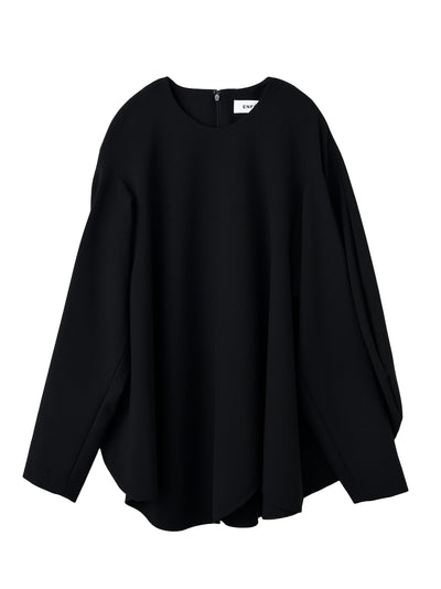 Curved Form Pullover Black