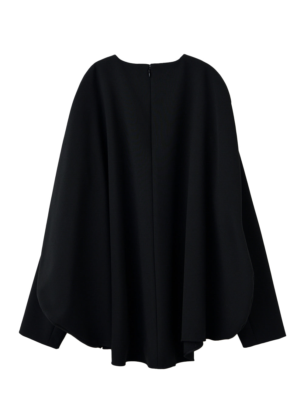 Curved Form Pullover Black