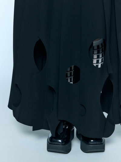 Tone Hole Skirt Black