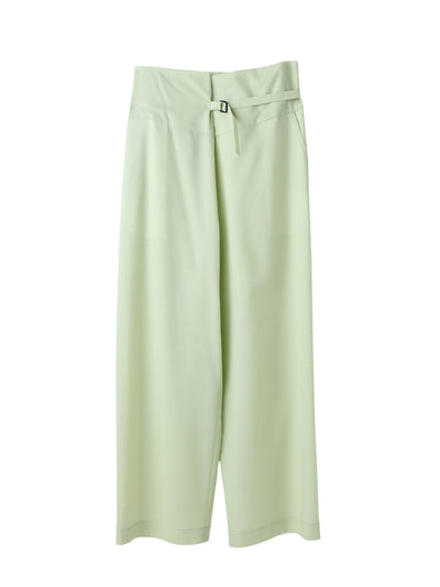 Light Green Relax Wide Pants Lightgreen