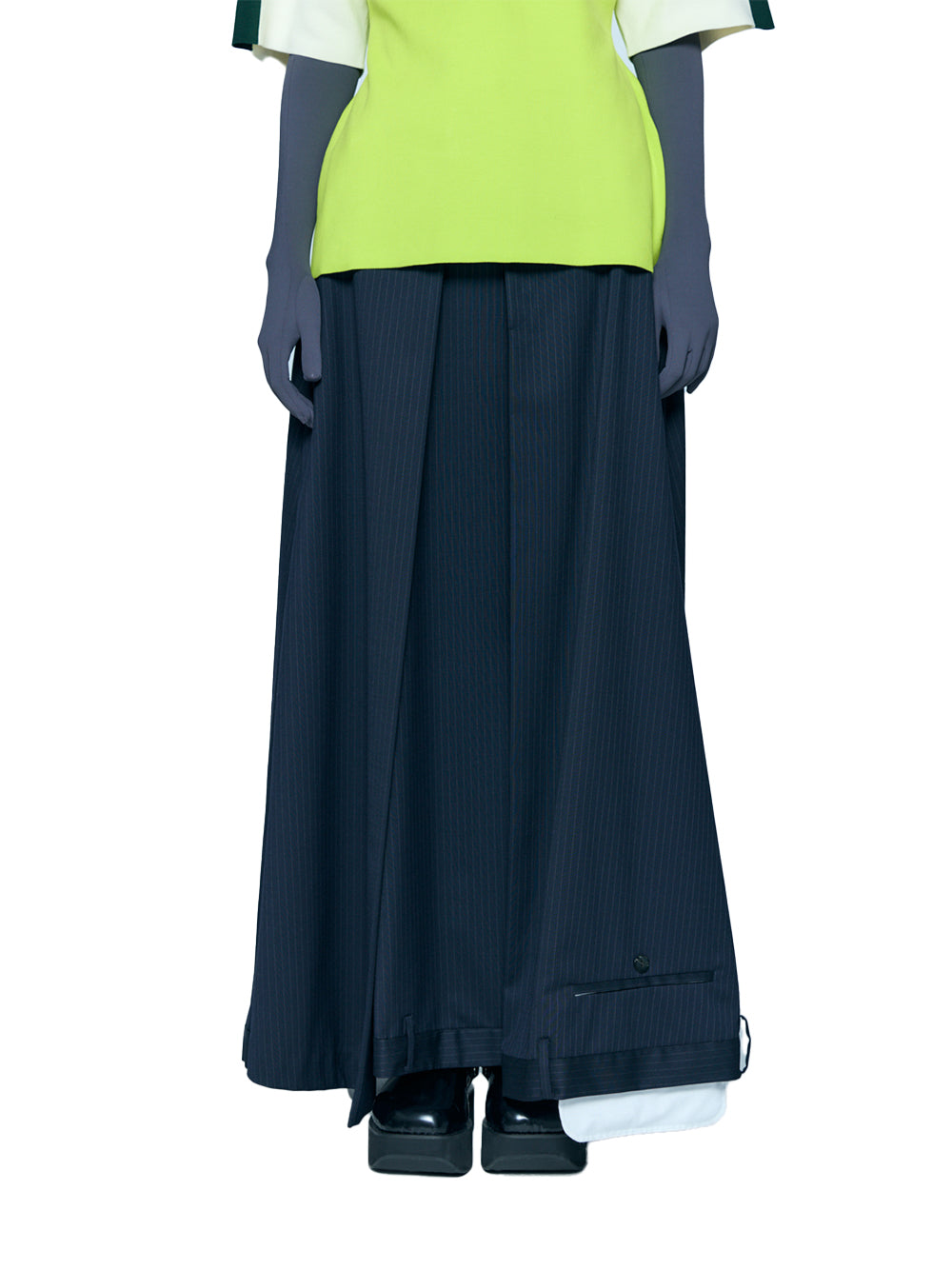 Flared Skirt Navy