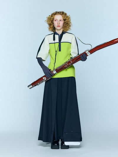 Flared Skirt Navy