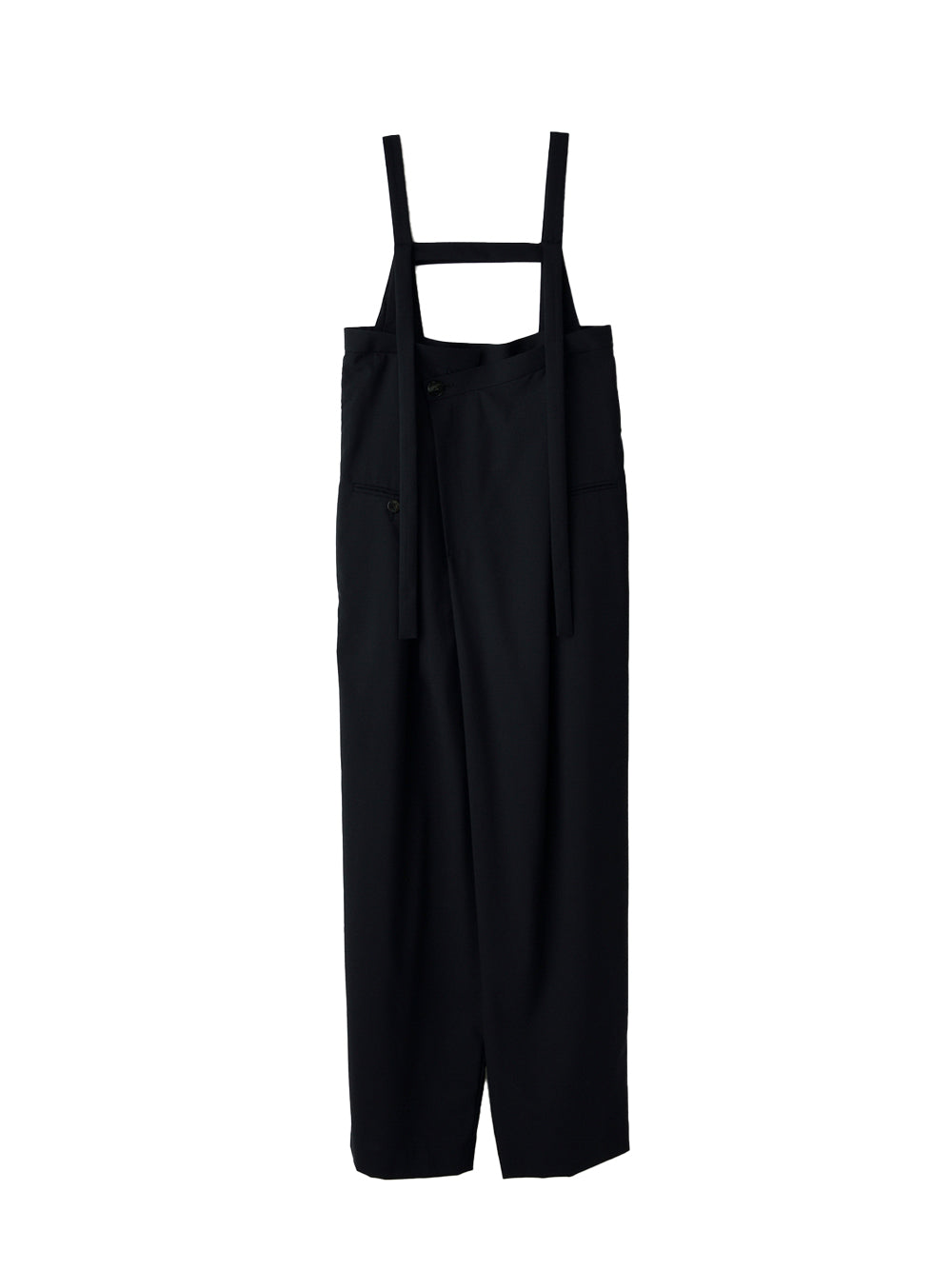 Cross Waist Overalls Black